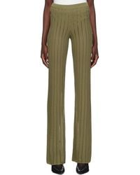 Dion Lee - Snakeskin Hollowed Out Knitted Casual Pants - Lyst