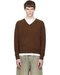 Entire studios - Knit V Neck Sweater - Lyst