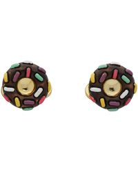 Paul Smith Boutons de manchette bruns Donut - Marron