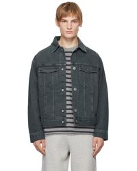 Ami Paris - ブラック Trucker デニムジャケット - Lyst