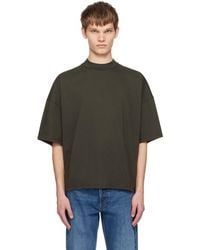 The Row - Supima Cotton Mock Neck T-Shirt - Lyst