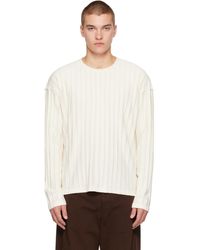 mfpen - Off- Round Neck Sweater - Lyst