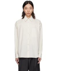 Lemaire - Off- Regular Shirt - Lyst