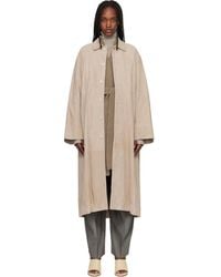 Lauren Manoogian - Suede Car Coat - Lyst