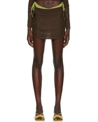 GUIZIO - Ssense Exclusive Miniskirt - Lyst