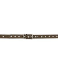 Anderson's - Taupe Stud Belt - Lyst