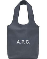 A.P.C. - ネイビー スモール Ninon トートバッグ - Lyst