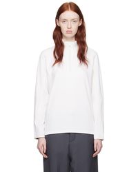 Zegna - White Cashco Sweater - Lyst