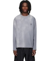 WOOYOUNGMI Long Sleeve Patch Polo in Black for Men | Lyst