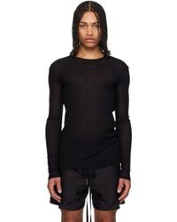 Ann Demeulemeester - ブラック Greg スリムフィット 長袖Tシャツ - Lyst