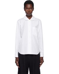COMME DES GARÇON BLACK - ホワイト ピーターパン カラー シャツ - Lyst
