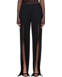 Nensi Dojaka - Luna Tailored Slit Trousers - Lyst