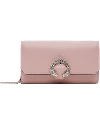 Jimmy Choo - Sac portefeuille rose - Lyst