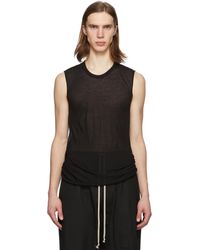Rick Owens Black Karloff Pods Shorts