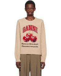 Ganni - Cherry Sweater - Lyst