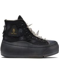 R13 - Lace Free Kurt High Top Sneakers - Lyst