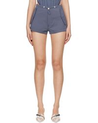 Dion Lee - Gray Parachute Shorts - Lyst
