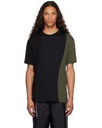 Moncler Genius - Moncler X Adidas Originals Black & Green T-shirt - Lyst