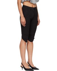 OPEN YY Boxer Shorts Camp Mini Skort in Black | Lyst
