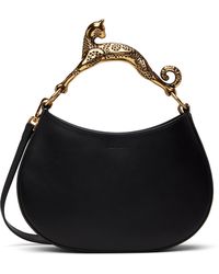 Lanvin - ブラック Cat レザー バッグ - Lyst