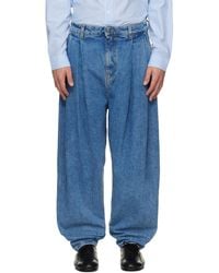 Hed Mayner - Pleated Jeans - Lyst