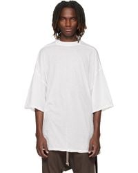 Rick Owens - Off- Temple Tommy T-Shirt - Lyst