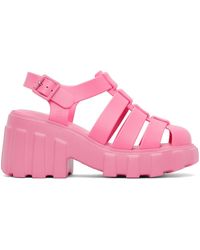 Melissa - Pink Megan Platform Heeled Sandals - Lyst