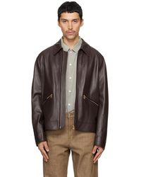 Paul Smith - Nappa Leather Jacket - Lyst