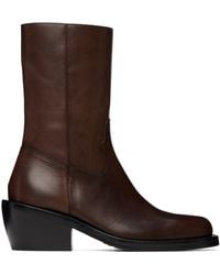Dries Van Noten - High Leather Boots - Lyst