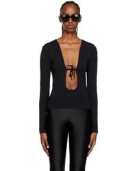 Han Kjobenhavn - Self-Tie Long Sleeve T-Shirt - Lyst