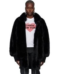 VAQUERA - Faux-Fur Bomber Coat - Lyst