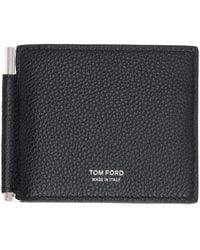 Tom Ford - Soft Grain Leather Money Clip Wallet - Lyst