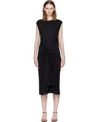 TOTEME - Tie-Waist Jersey Midi Dress - Lyst
