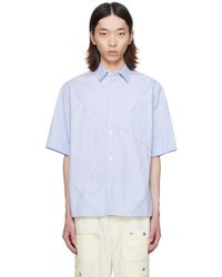 Undercover - Blue Pinched Seam Shirt - Lyst