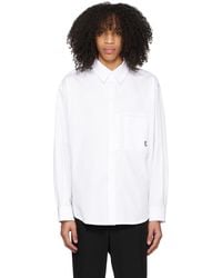 WOOYOUNGMI - White Button-down Shirt - Lyst