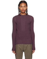 Rick Owens - Purple Fisherman Sweater - Lyst