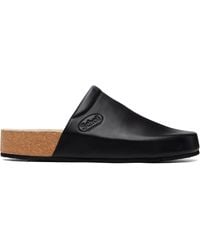 Balenciaga - Scholl Edition Leather Mule Flats - Lyst