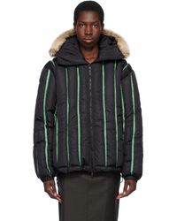 Stanley Raffington - Quilted Puffer Bomber Jacket - Lyst