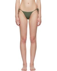 Matteau - Khaki String Bikini Bottom - Lyst