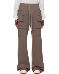 Rick Owens - Tower Creatch Wide Drawstring Cargo Pants - Lyst
