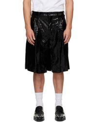 Comme des Garçons - Nylon Polyester Velvet Shorts - Lyst