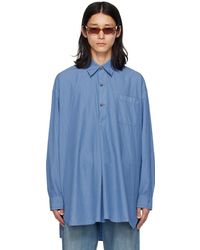 Our Legacy - Chemise popover bleue - Lyst