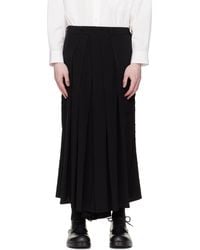 Yohji Yamamoto - Ta Tuxedo Hakama Trousers - Lyst