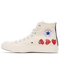 converse with red heart