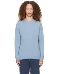 Sunspel - Blue Raglan Sweater - Lyst