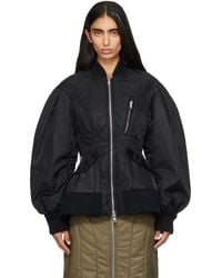 Simone Rocha - Padded Sculpted Bomber Jacket - Lyst