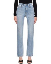Alexander Wang - Blue Stacked Jeans - Lyst
