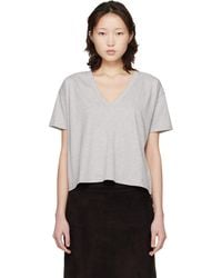 Loulou de Saison - 'Faaa Lds' V-Neck T-Shirt - Lyst