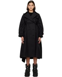 Sacai - Double-breasted Trench Coat - Lyst