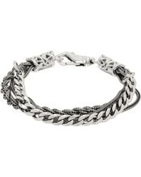 Emanuele Bicocchi - Chain & Braided Bracelet - Lyst